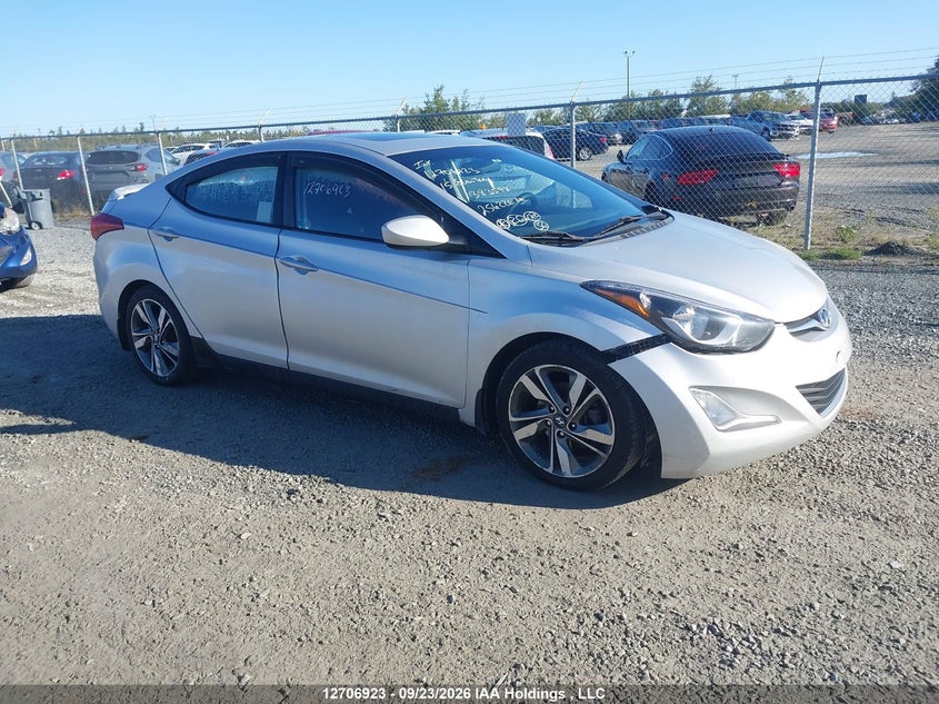 2015 Hyundai Elantra Se/Sport/Limited, Front, IAAI, VIN KMHDH4AH7FU383597