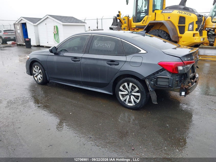 Vin: 2hgfe2f23nh114367, lot: 3112894, honda civic lx 20223
