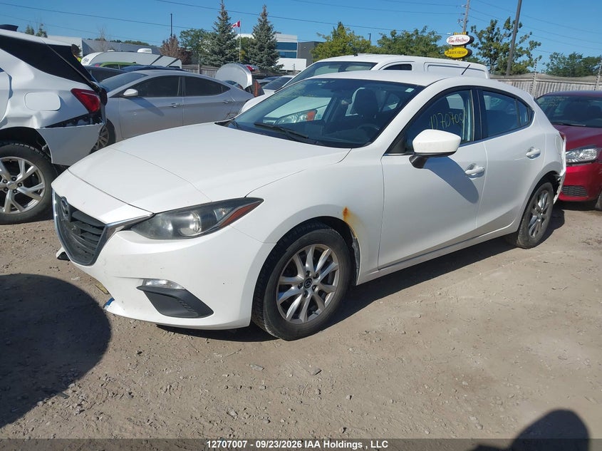 Vin: jm1bm1l79e1105410, lot: 3112926, mazda mazda3 gs-sky 20142