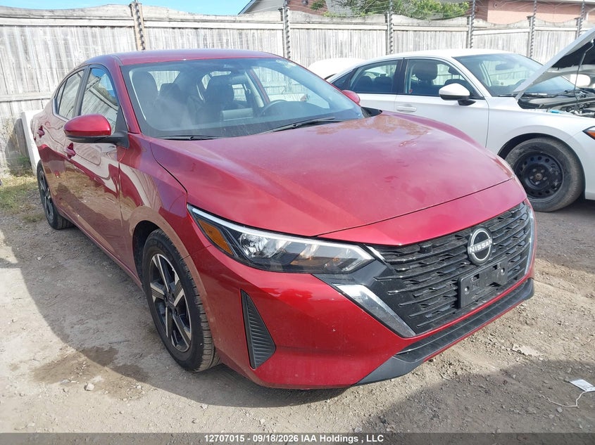 2025 Nissan Sentra Sv, Rear, IAAI, VIN 3N1AB8CV5SY295807
