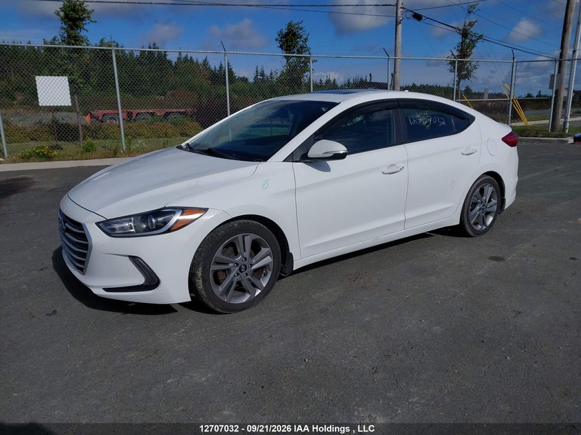 Vin: kmhd84lf5hu217965, lot: 3112953, hyundai elantra gls 20172