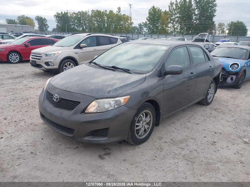 2009 Toyota Corolla Ce, Front, IAAI, VIN 2T1BU40E19C088351 — photo 2