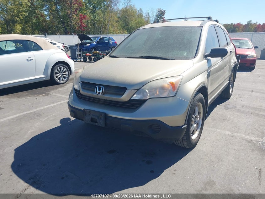 2009 Honda Cr-V Lx, Удар сзади, IAAI, VIN 5J6RE48399L801725 — фото 2