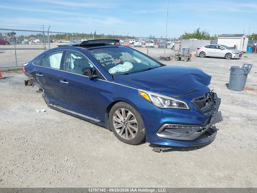 2016 Hyundai Sonata Sport/Limited, Rollover, IAAI, VIN 5NPE34AF1GH324773
