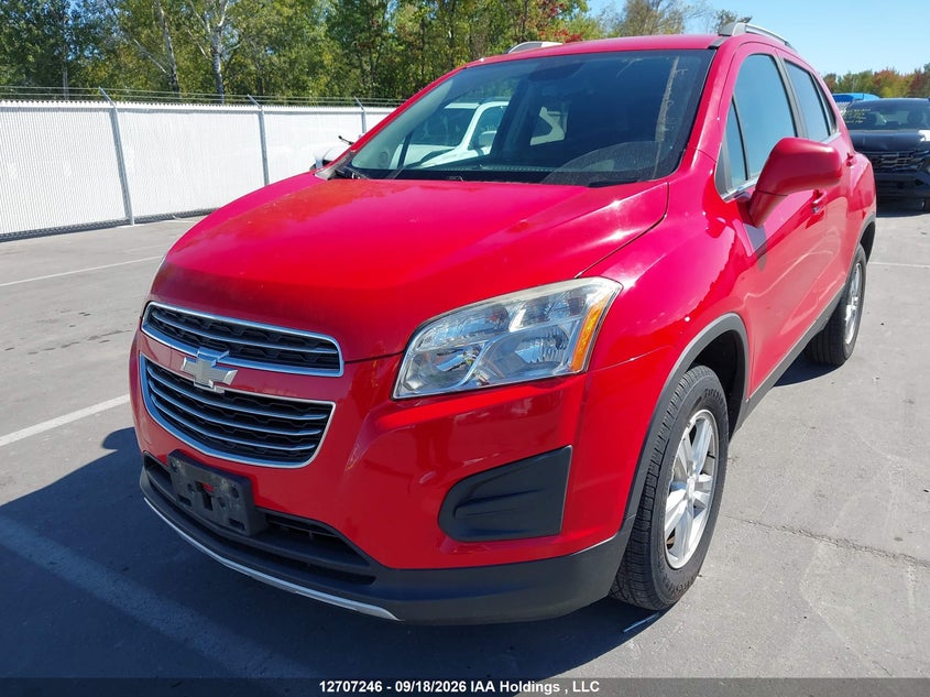 2016 Chevrolet Trax Lt, Theft Recovery, IAAI, VIN 3GNCJPSB6GL268699 — photo 2