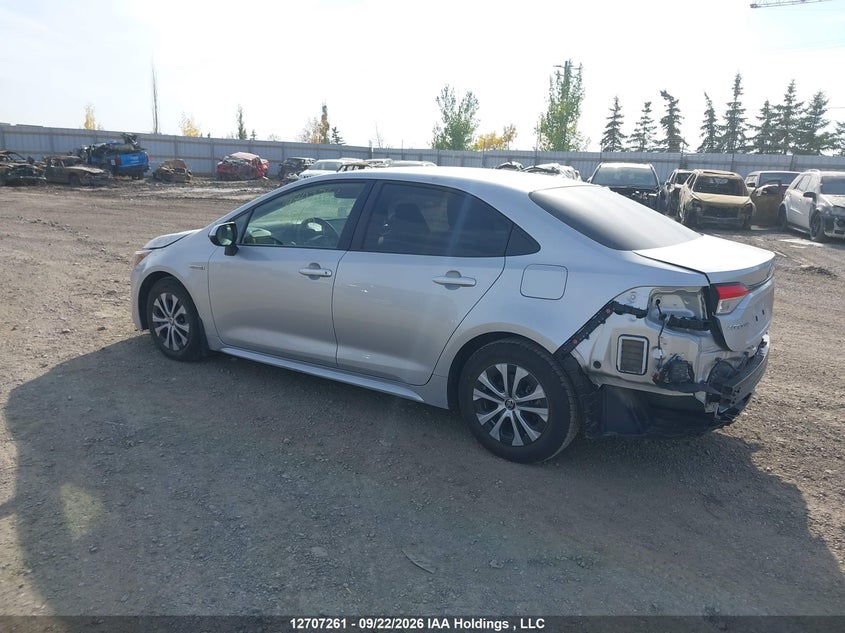 Vin: jtdbamde0mj032496, lot: 3113186, toyota corolla hybrid 20213