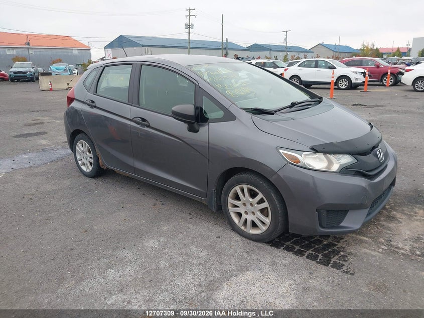 2016 Honda Fit Dx, Left Side, IAAI, VIN 3HGGK5G35GM101548