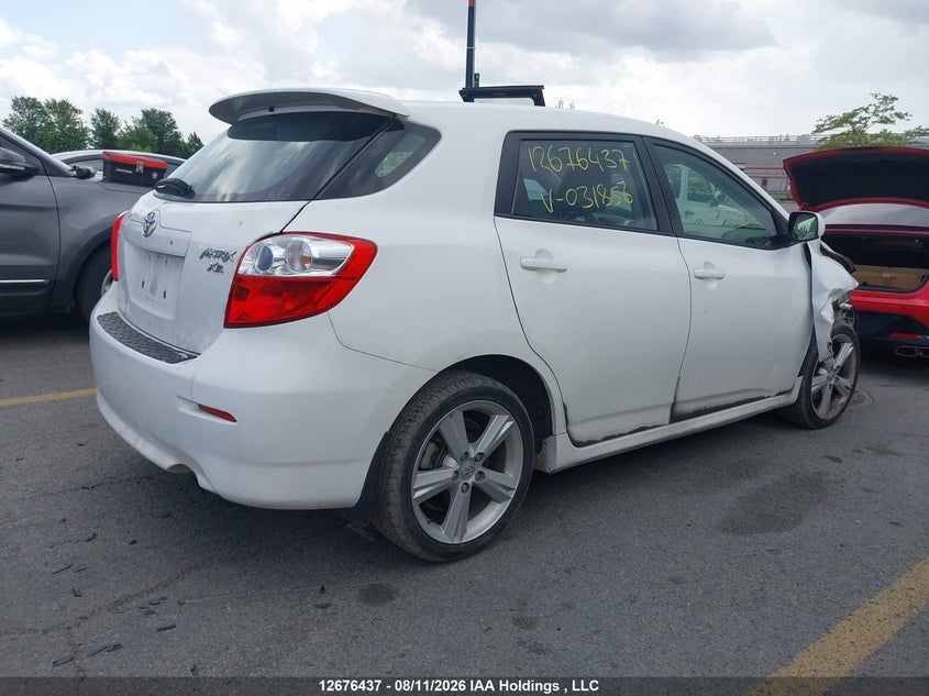 Vin: 2t1ke4ee7ac031856, lot: 3113282, toyota matrix xr 20104