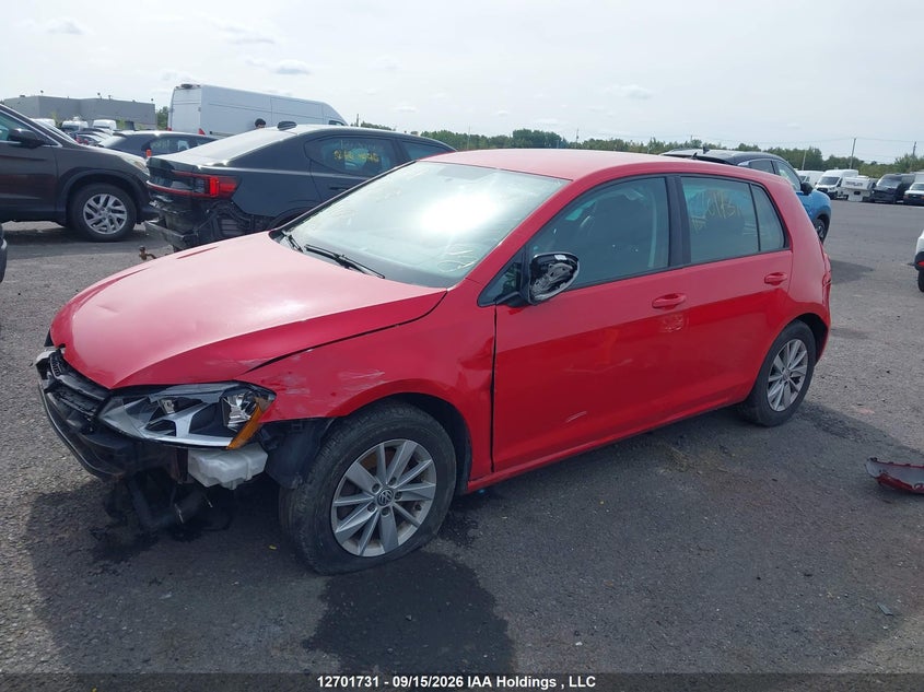 Vin: 3vw117au7fm077172, lot: 3113303, volkswagen golf 1.8 tsi comfortline/1.8 tsi highline/1.8 tsi trendline 20152
