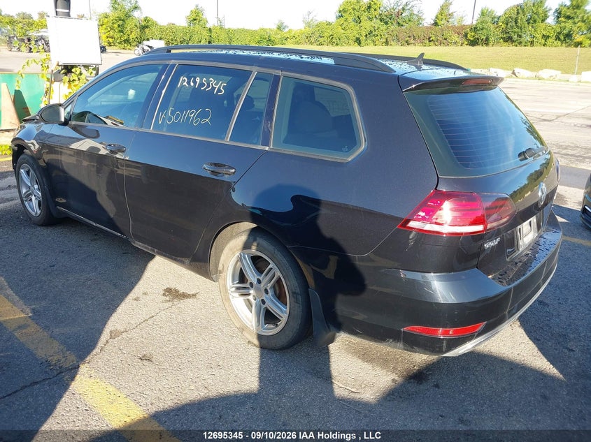 Vin: 3vw117au7km501962, lot: 3113511, volkswagen golf sportwagen 1.8 tsi comfortline/1.8 tsi highline 20193