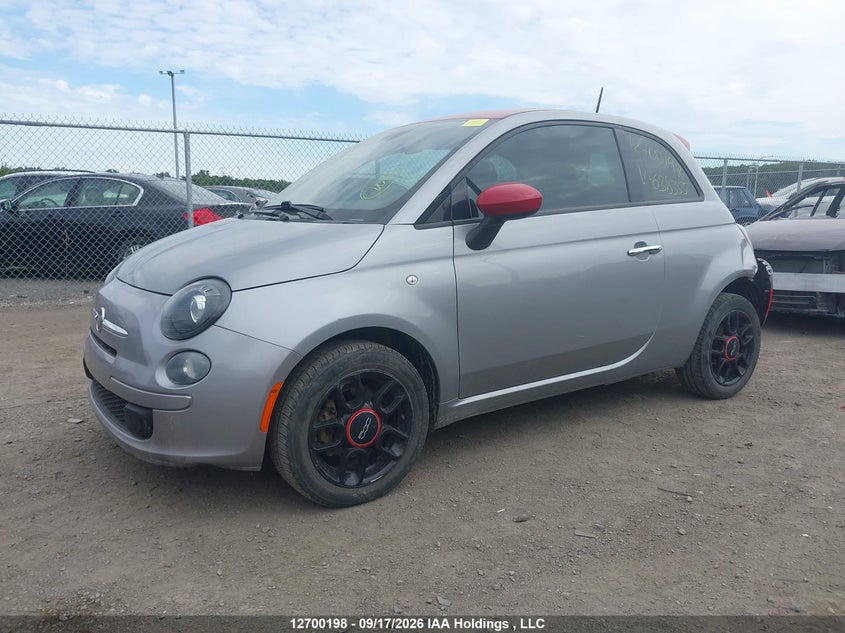 Vin: 3c3cffar9ft638355, lot: 3113532, fiat 500 pop 20152