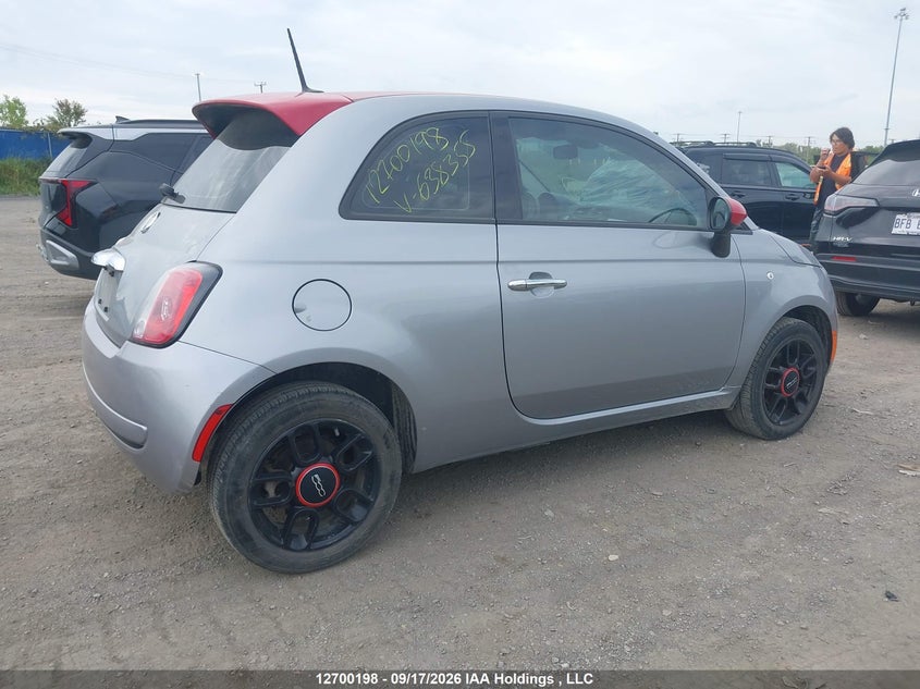 Vin: 3c3cffar9ft638355, lot: 3113532, fiat 500 pop 20154