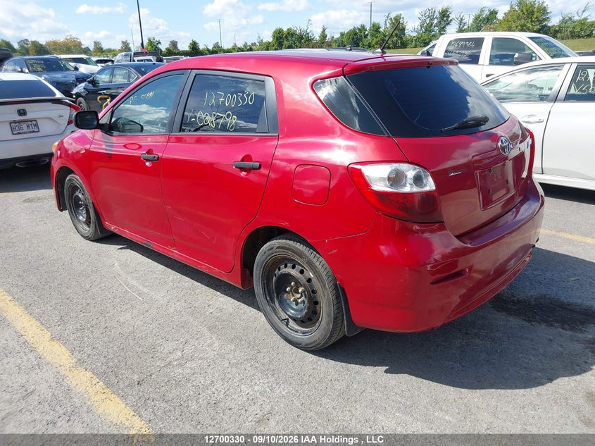 Vin: 2t1ku4ee5dc028798, lot: 3113534, toyota matrix 20133
