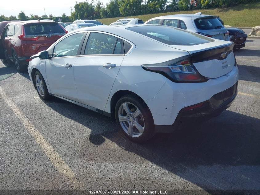 Vin: 1g1ra6s59ju123718, lot: 3113647, chevrolet volt lt 20183