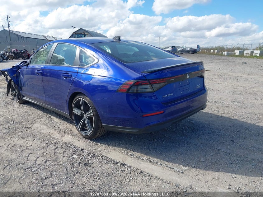 Vin: 1hgcy2f50ra800374, lot: 3113700, honda accord hybrid sport 20243