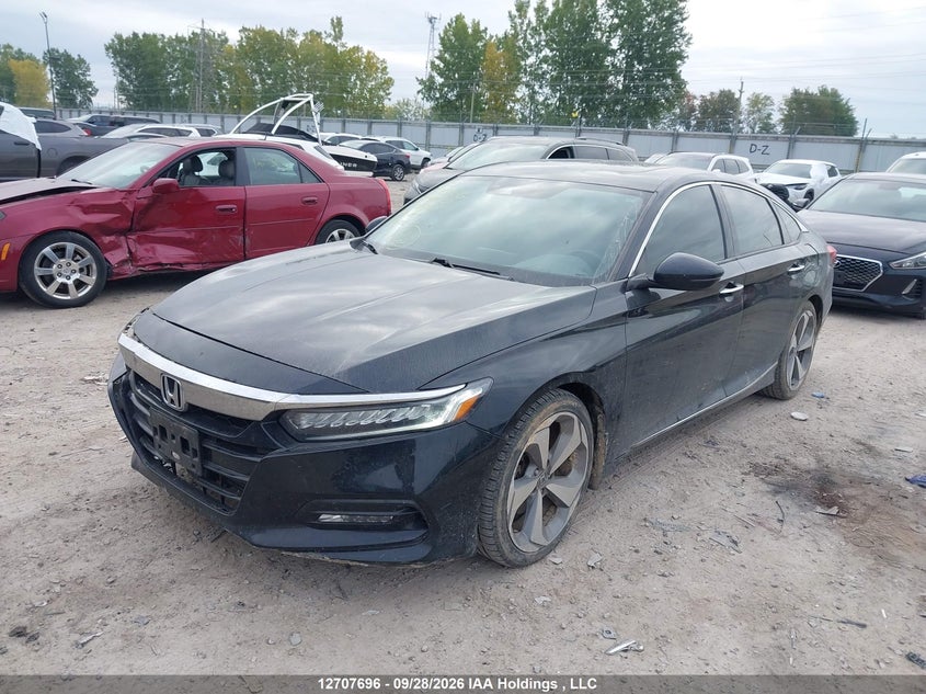 Vin: 1hgcv1f92ja806249, lot: 3113714, honda accord touring 20182