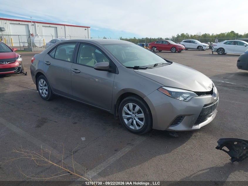 2015 Toyota Corolla Le, Удар спереди, IAAI, VIN 2T1BURHEXFC329644