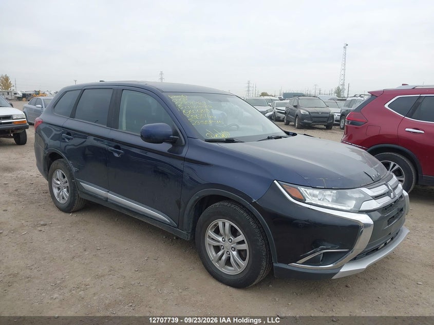 2017 Mitsubishi Outlander Es, Front, IAAI, VIN JA4AZ2A32HZ606819