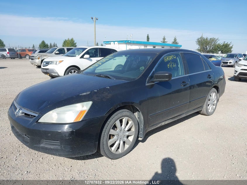 2006 Honda Accord Ex, Удар сзади, IAAI, VIN 1HGCM66556A801843 — фото 2