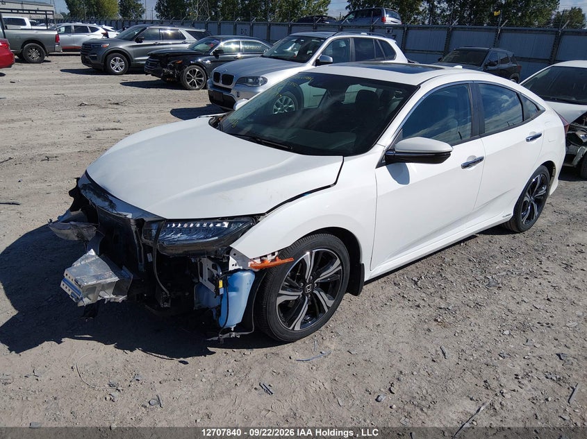 Vin: 2hgfc1f94jh100775, lot: 3113860, honda civic touring 20182