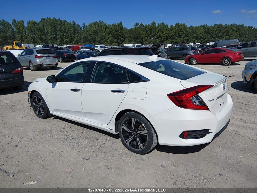 Vin: 2hgfc1f94jh100775, lot: 3113860, honda civic touring 20183