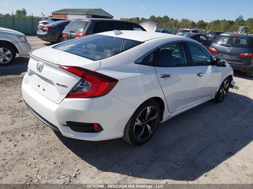 Vin: 2hgfc1f94jh100775, lot: 3113860, honda civic touring 20184