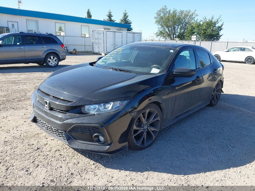 2019 Honda Civic Sport, Удар сзади, IAAI, VIN SHHFK7H40KU302508 — фото 2