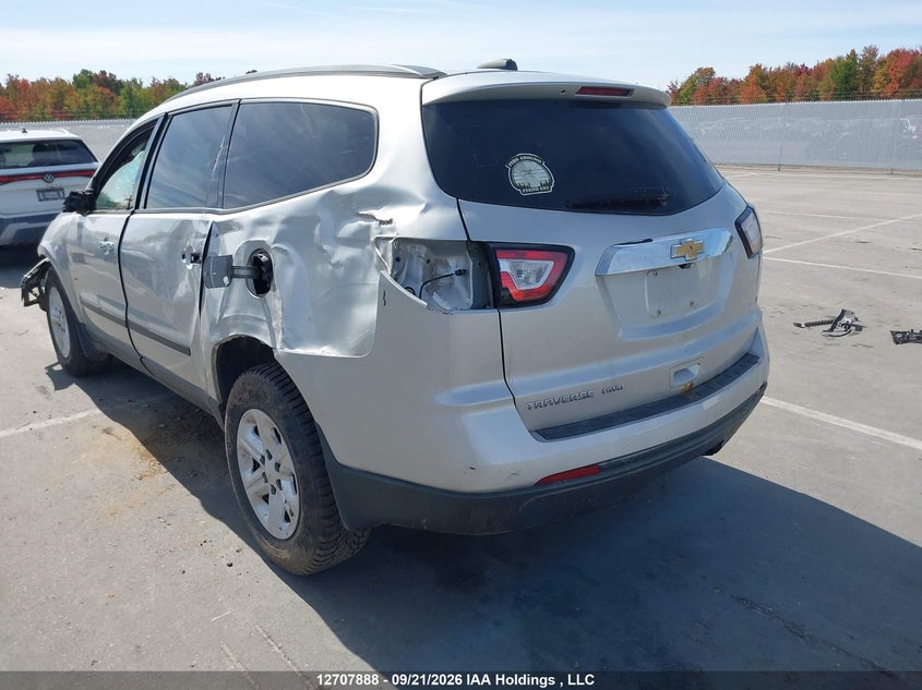 Vin: 1gnkvfed3hj109087, lot: 3113908, chevrolet traverse ls 20173
