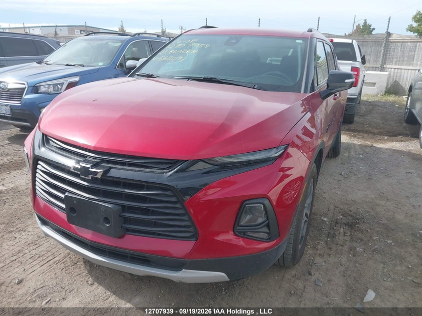 Vin: 3gnkbhrs8ms565091, lot: 3113959, chevrolet blazer lt 20212