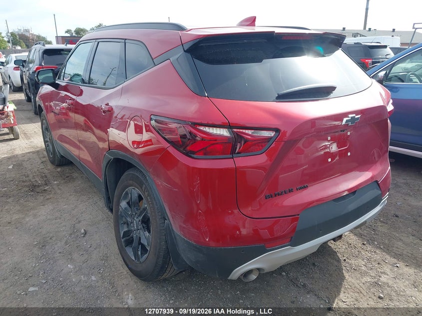 Vin: 3gnkbhrs8ms565091, lot: 3113959, chevrolet blazer lt 20213