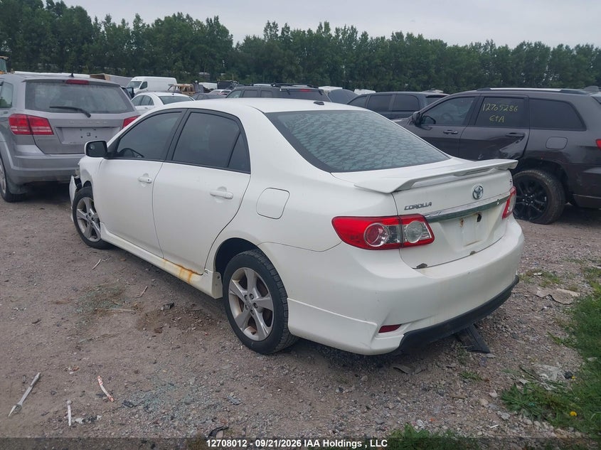 Vin: 2t1bu4ee3bc552013, lot: 3114035, toyota corolla s/le 20113