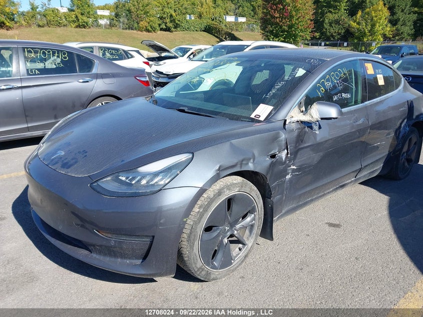2020 Tesla Model 3, Лівий бік, IAAI, VIN 5YJ3E1EA7LF722416 — фото 2