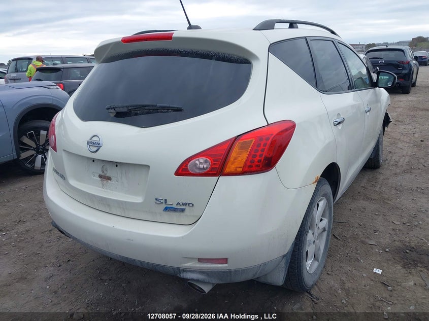 Vin: jn8az1mw6aw111668, lot: 3114094, nissan murano s/sl/le 20104