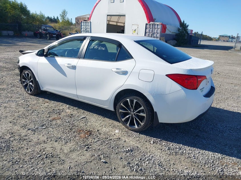 Vin: 2t1burhe7hc817663, lot: 3114146, toyota corolla se 20173