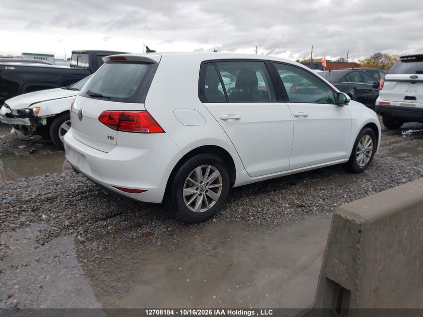 Vin: 3vw217au6gm068663, lot: 3114225, volkswagen golf 1.8 tsi comfortline/1.8 tsi highline/1.8 tsi trendline 20164