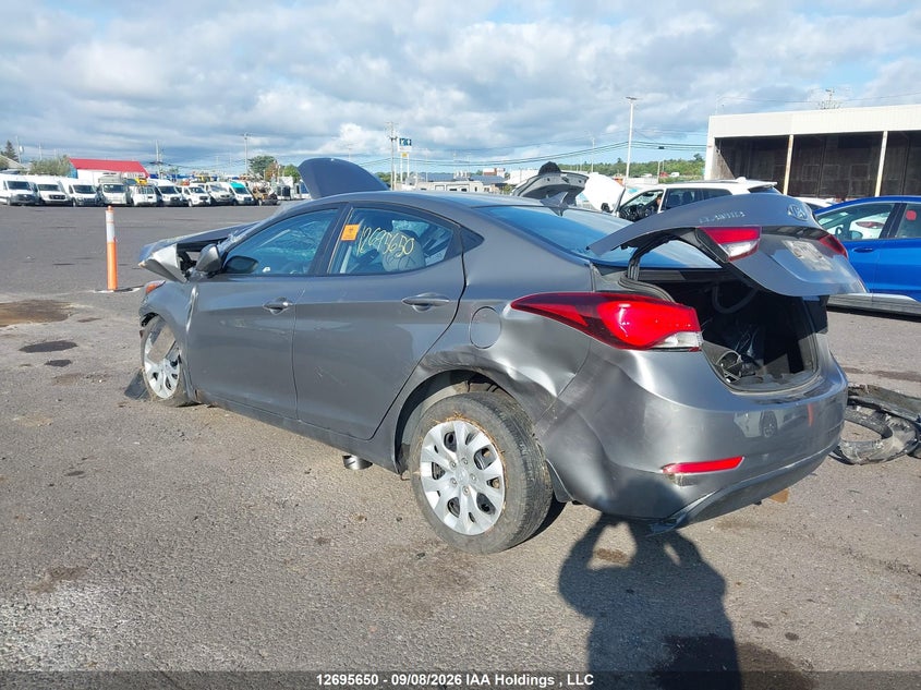 Vin: 5npdh4ae6eh524436, lot: 3114231, hyundai elantra gl 20143