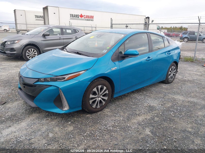 2022 Toyota Prius Prime, Rear, IAAI, VIN JTDKAMFP8N3201961 — photo 2