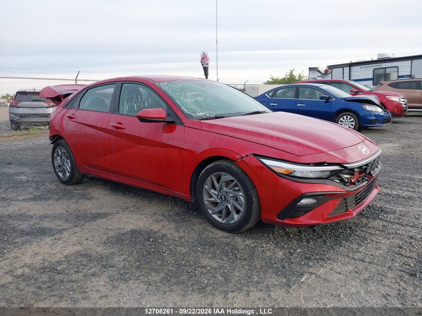 2025 Hyundai Elantra Sel Sport, Rear, IAAI, VIN KMHLM4DG3SU966706