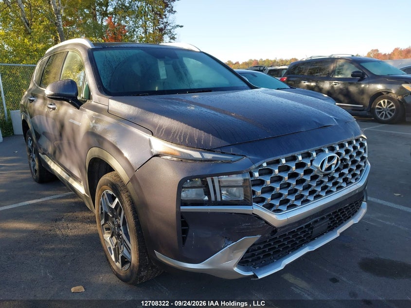 2022 Hyundai Santa Fe, Правый перёд, IAAI, VIN KM8S7DA23NU017138