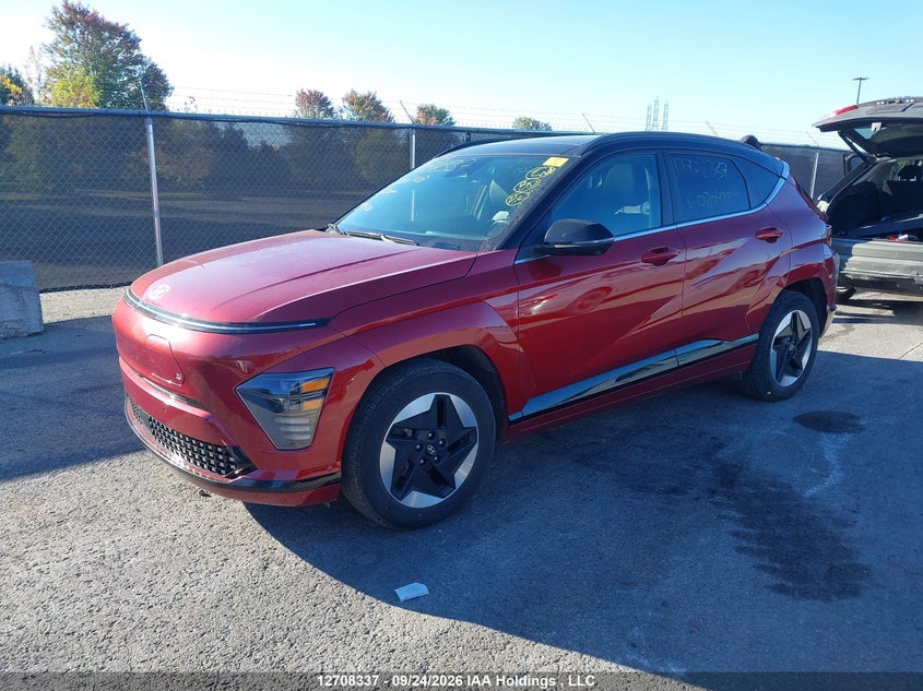 Vin: km8he3a64su020428, lot: 3114386, hyundai kona limited 20252