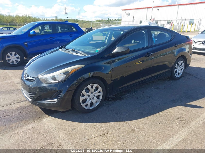 2016 Hyundai Elantra, Удар ззаду, IAAI, VIN 5NPDH4AE4GH658123 — фото 2
