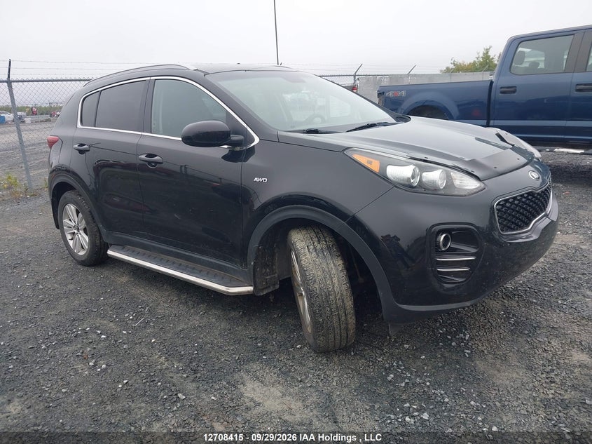 2018 Kia Sportage Lx, Left Front, IAAI, VIN KNDPMCAC7J7375096