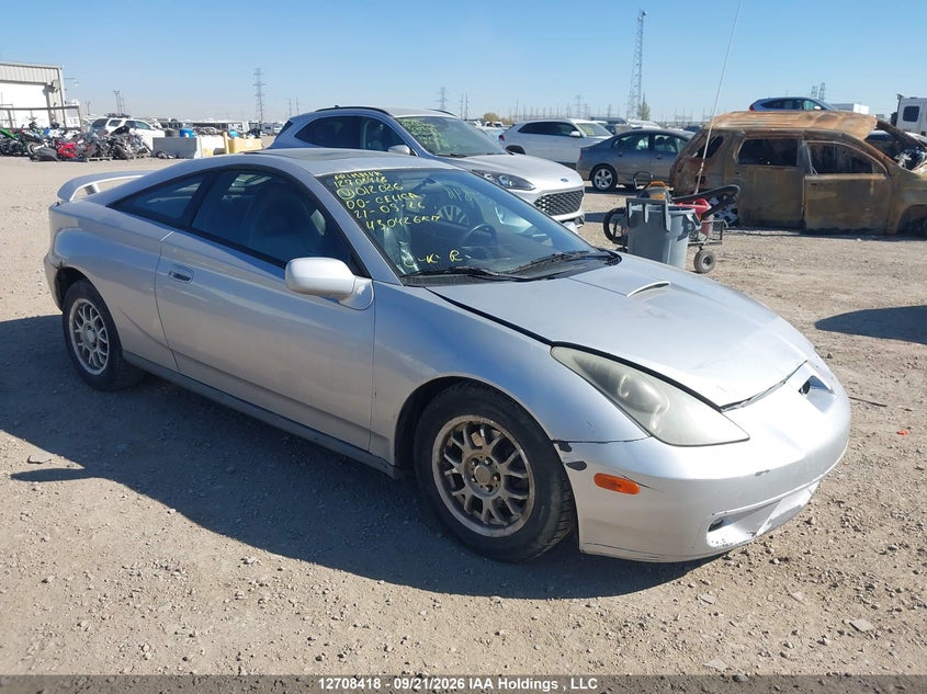 2000 Toyota Celica Gt-S, Удар спереди, IAAI, VIN JTDDY32T8Y0012086
