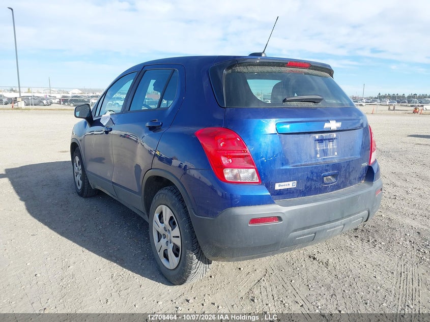 Vin: 3gncjksb2gl272705, lot: 3114530, chevrolet trax ls 20163
