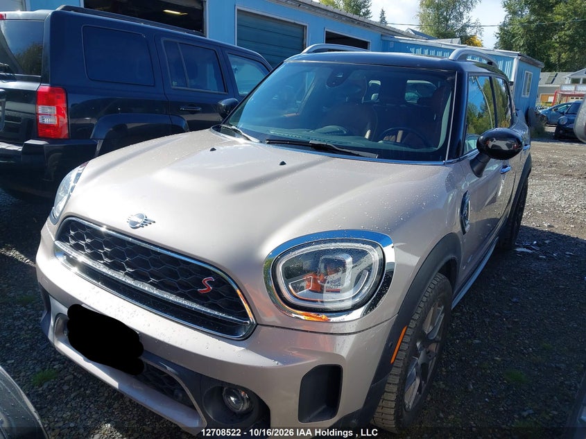 2022 Mini Cooper S Countryman All4, Right Rear, IAAI, VIN WMZ83BR01N3N26703 — photo 2