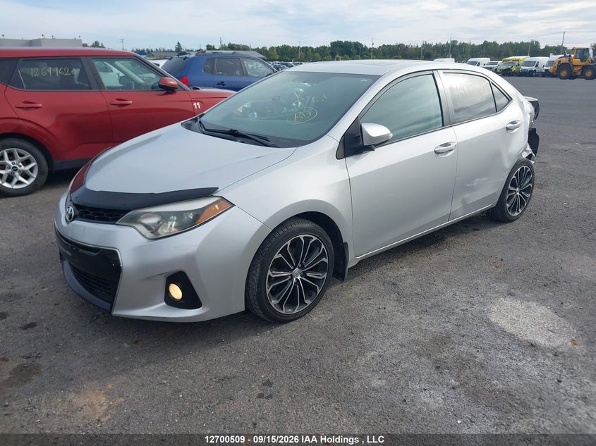 Vin: 2t1burhe6ec014824, lot: 3114655, toyota corolla s 20142