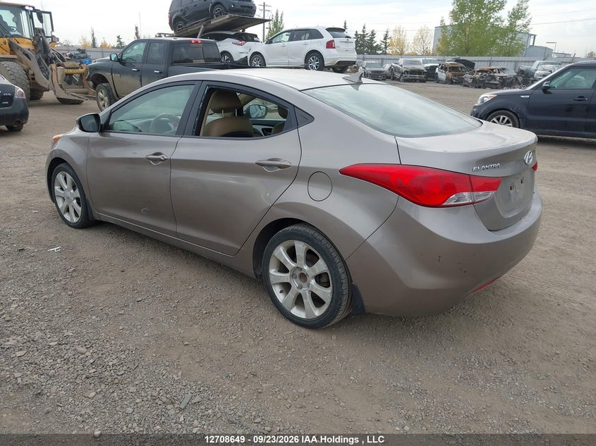 Vin: 5npdh4ae8bh043647, lot: 3114729, hyundai elantra limited 20113