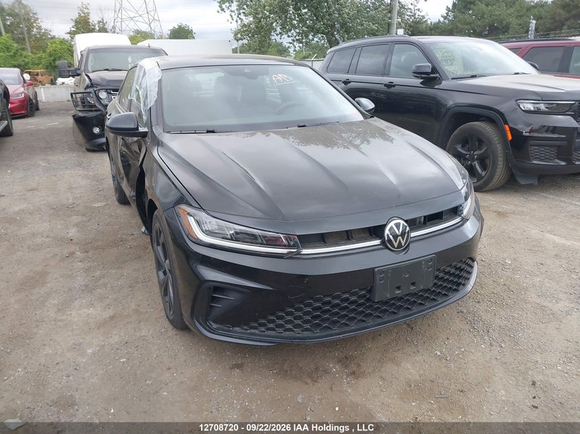 2026 Volkswagen Jetta Comfortline, Right Side, IAAI, VIN 3VWSW7BU1TM046371
