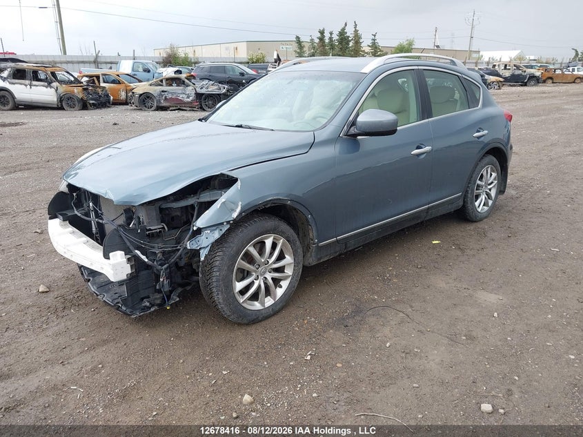 2008 Infiniti EX, Front, IAAI, VIN JNKAJ09F18M362589 — photo 2