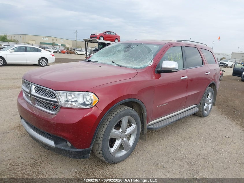 Vin: 1c4sdjet9dc701176, lot: 3114936, dodge durango citadel 20132